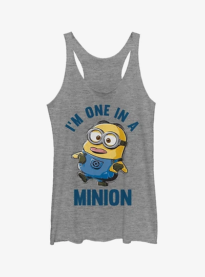 Minion I'm One Girls Tank Top