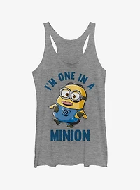 Minion I'm One Girls Tank Top