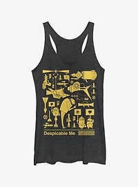 Minion Worker Strike Girls Tank Top