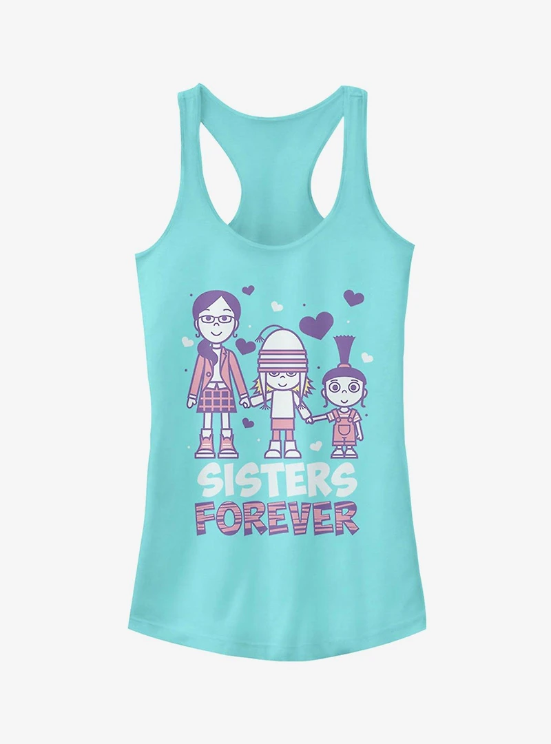 Minion Sisters Forever Girls Tank Top