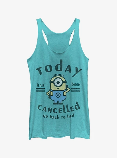 Minion Today Cancelled Girls Tank Top