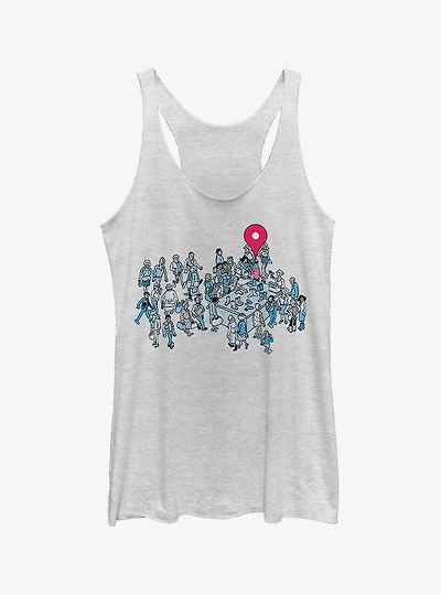 Where's Waldo Location Found Girls Tank Top