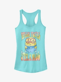 Minion Tie-Dye Strange Girls Tank Top