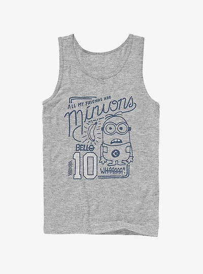 Minion My Friends Are Tank Top