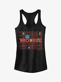 Minion Trouble Girls Tank Top