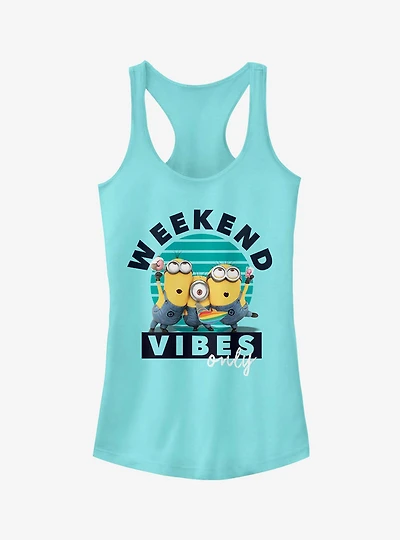 Minion Weekend Vibes Girls Tank Top