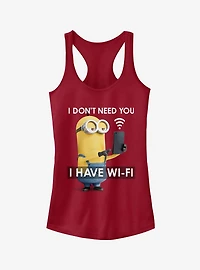 Minion Wi-Fi Girls Tank Top