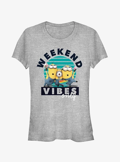 Minion Weekend Vibes Girls T-Shirt