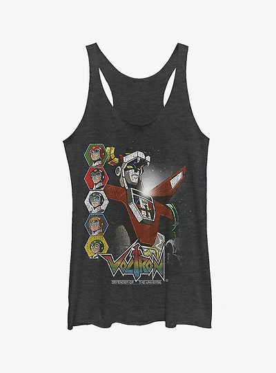 Voltron Character Panels Girls Tank Top