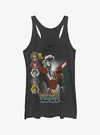 Voltron Character Panels Girls Tank Top