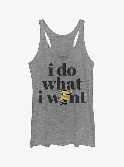 Minion Do What I Want Girls Tank Top