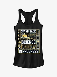 Minions Science Progress Girls Tank Top