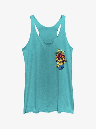 Minion Fruit Hat Girls Tank Top