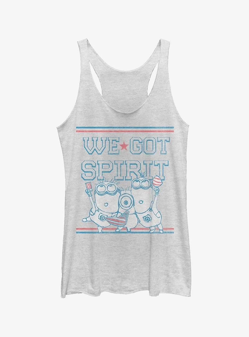 Minion Got Spirit Girls Tank Top