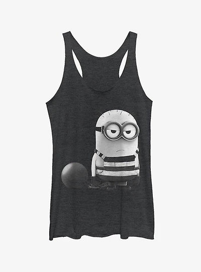 Minion Grumpy Prisoner Girls Tank Top