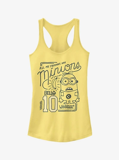 Minion My Friends Are Girls Tank Top