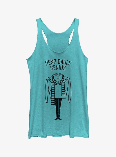 Minion Evil Genius Gru Girls Tank Top