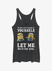 Minion Laugh At You Girls Tank Top