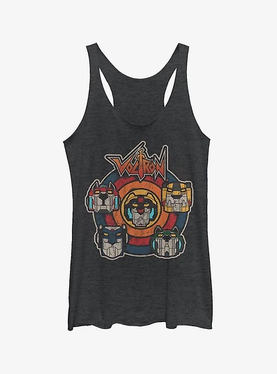 Voltron Retro Lion Target Girls Tank Top