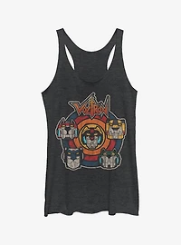 Voltron Retro Lion Target Girls Tank Top