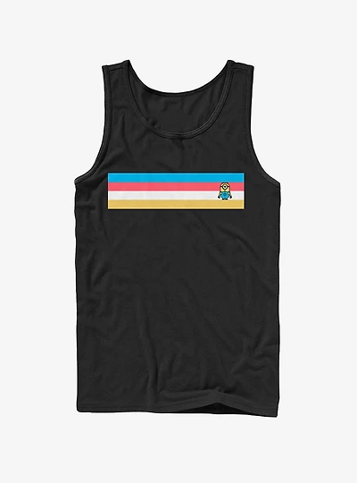 Minion Retro Stripe Tank Top