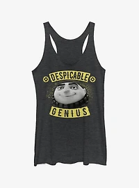 Minion Evil Genius Gru Banner Girls Tank Top