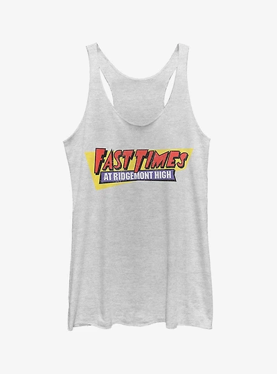 Fast Times at Ridgemont High Retro Logo Girls Tank Top