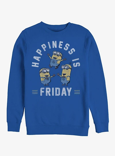 Minion Happiness is Friday Sweatshirt
