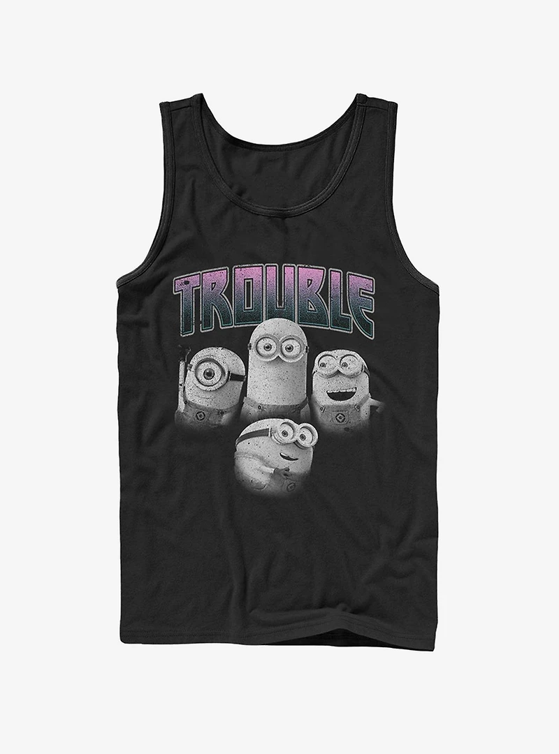 Minion Trouble Friends Tank Top
