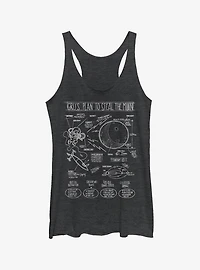 Minion Gru Plans to Steal Moon Girls Tank Top