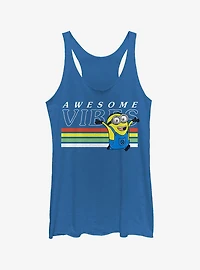 Minion Rainbow Vibes Girls Tank Top