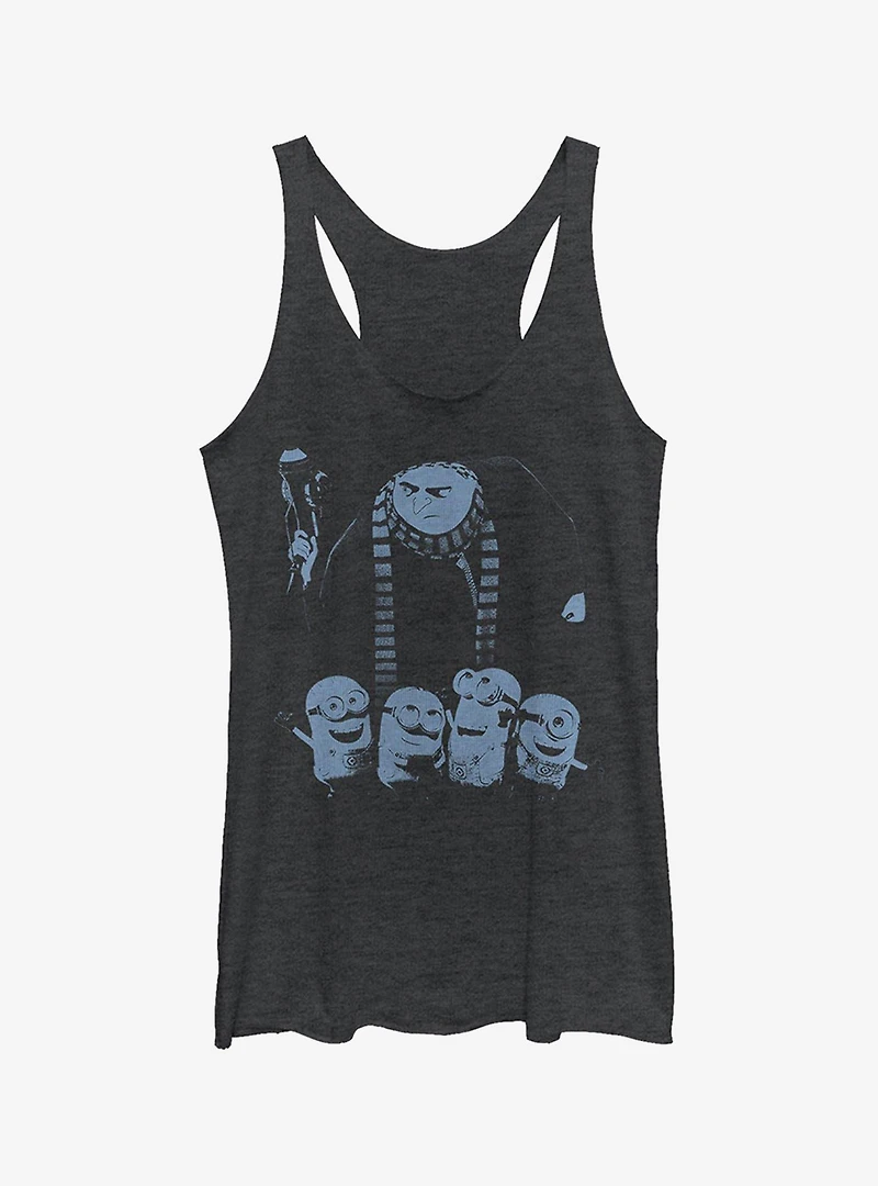 Minion Gru Shot Girls Tank Top