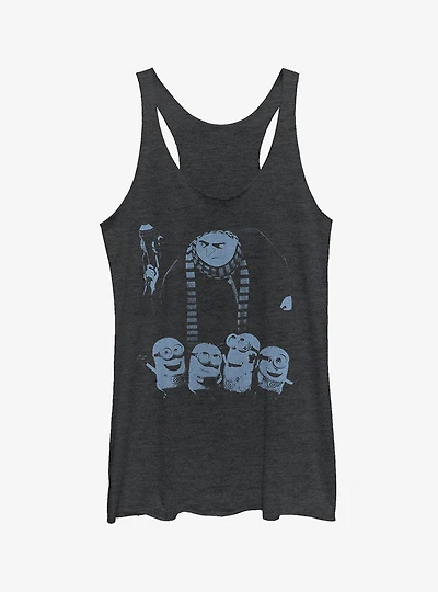 Minion Gru Shot Girls Tank Top