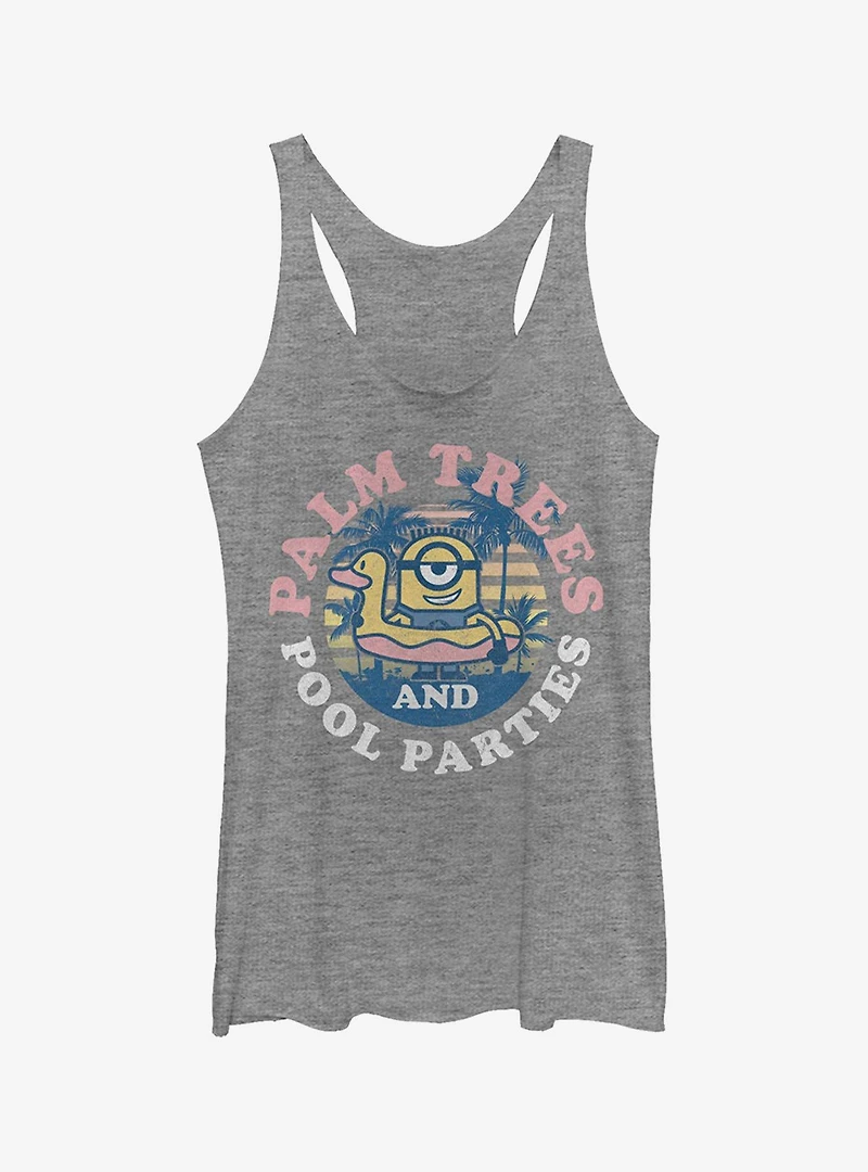Minion Pool Party Girls Tank Top