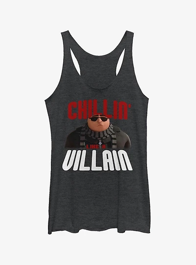 Minion Gru Chillin' Like a Villain Girls Tank Top