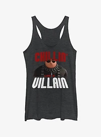 Minion Gru Chillin' Like a Villain Girls Tank Top