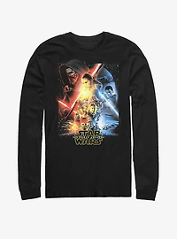 Star Wars The Force Awakens Cool Poster Long Sleeve T-Shirt