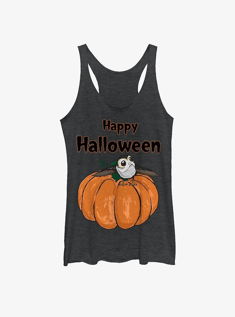 Star Wars Happy Halloween Porg Womens Tank