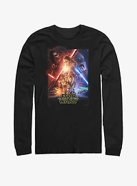 Star Wars The Force Awakens Movie Poster Long Sleeve T-Shirt