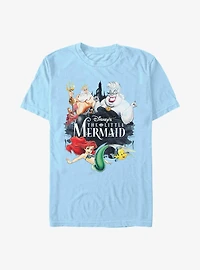 Disney The Little Mermaid Vintage Characters T-Shirt