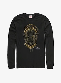 Marvel Black Panther Claw Crest Long Sleeve T-Shirt