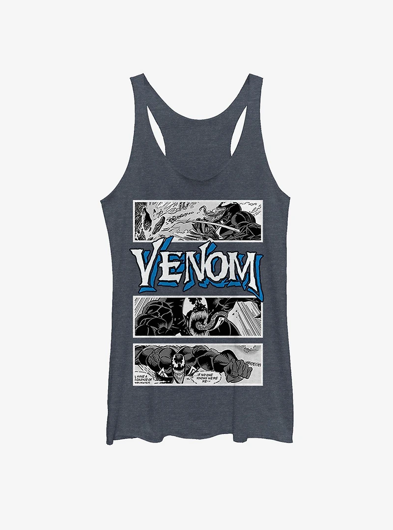 Marvel Venom Comic Panels Womens Tank