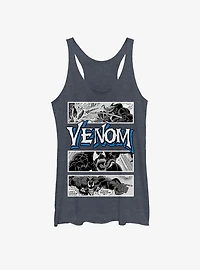 Marvel Venom Comic Panels Womens Tank