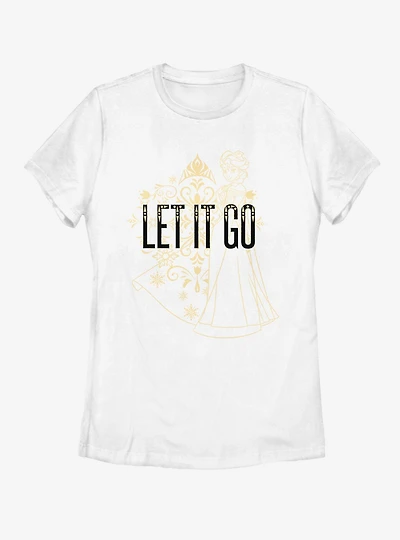 Disney Frozen Let Go Line Womens T-Shirt