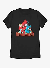 Disney Pixar The Incredibles Dynamic Duo Womens T-Shirt