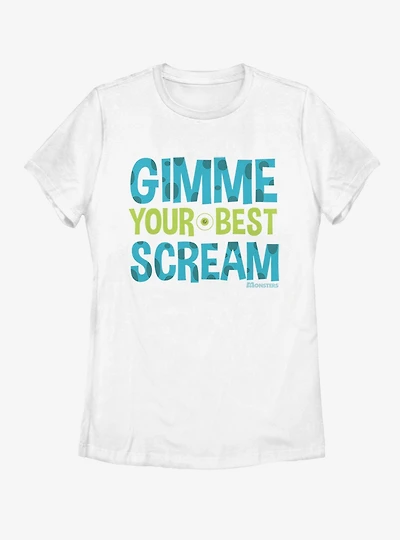 Disney Pixar Monsters Inc. Best Scream Womens T-Shirt