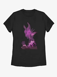 Disney Sleeping Beauty Maleficent Shadow Womens T-Shirt
