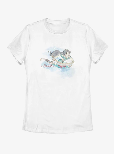 Disney Aladdin Jasmine Skeets Womens T-Shirt