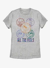 Disney Pixar Inside Out All the Feels Womens T-Shirt