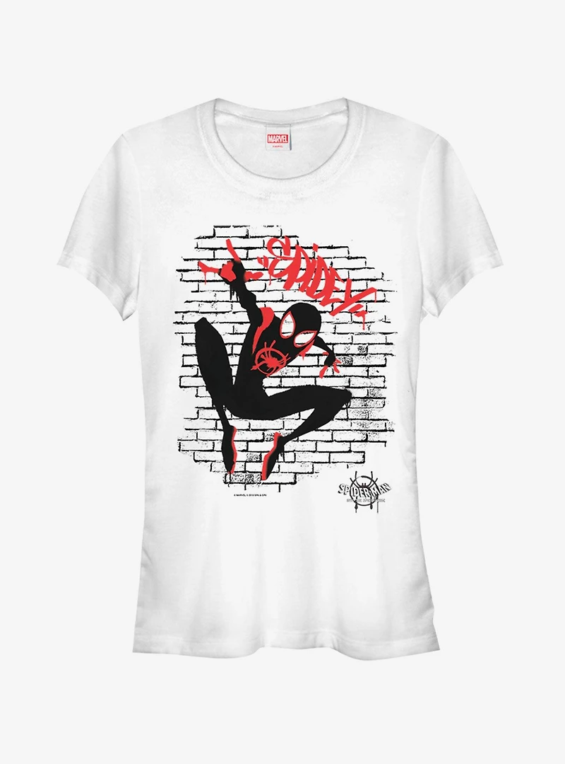 Marvel Spider-Man Spider-Verse Tag Spidey Womens T-Shirt